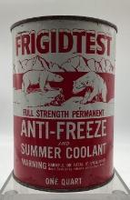 Red & White Frigidtest Anti-Freeze Quart Can w/ Polar Bears