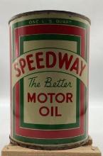 NOS Speedway Quart Oil Can