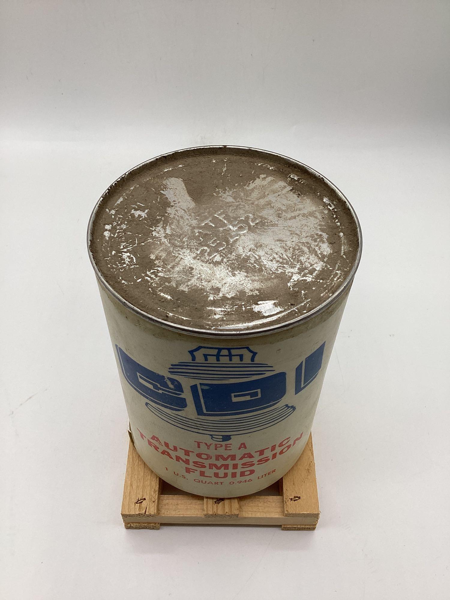 Rare Commericial Distributors Plastic ATF Quart Can