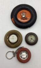 Four Tire Clock and Keychains