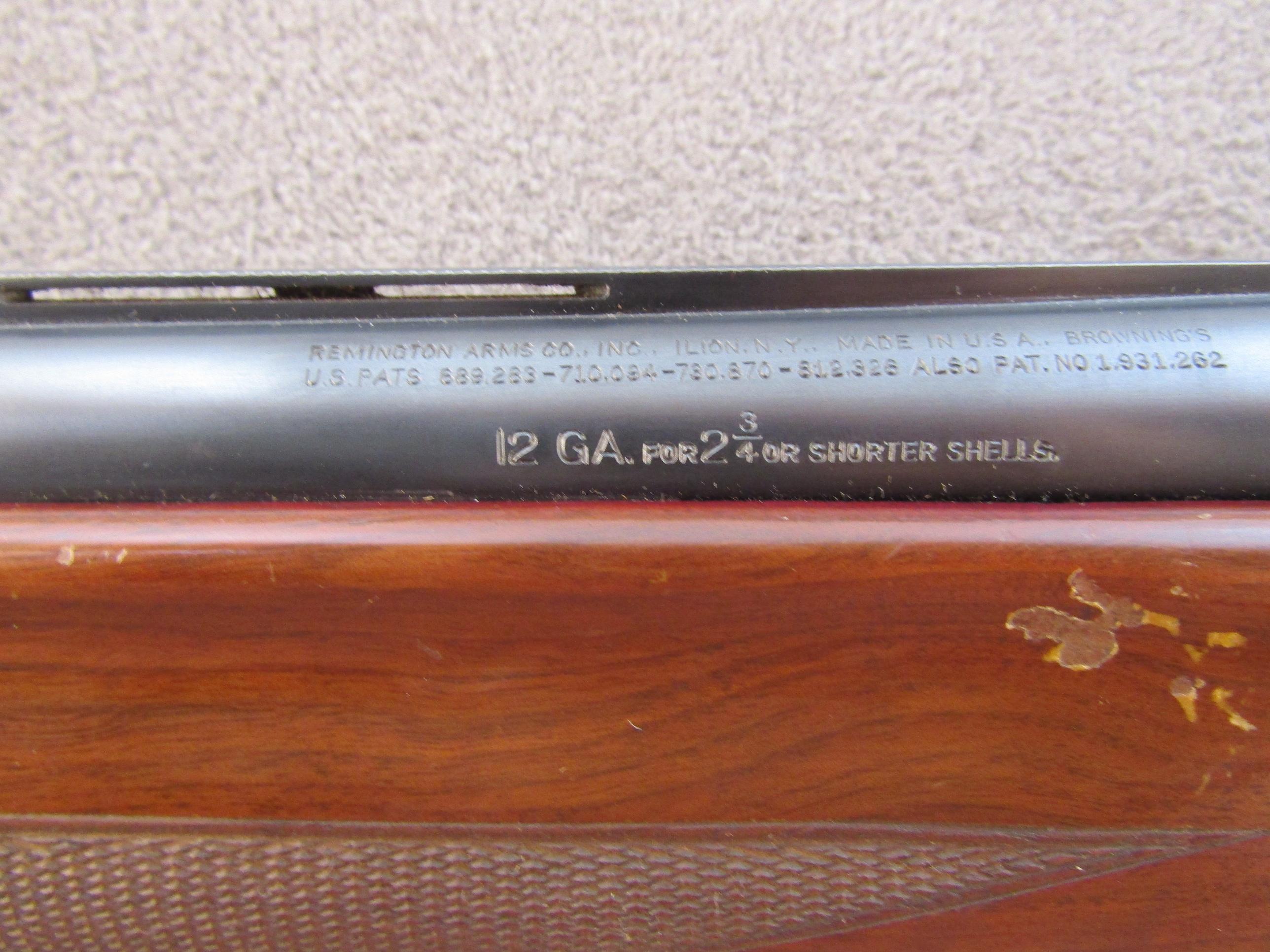 REMINGTON Model The Sportsman, Semi-Auto Shotgun, 12g, S#788032