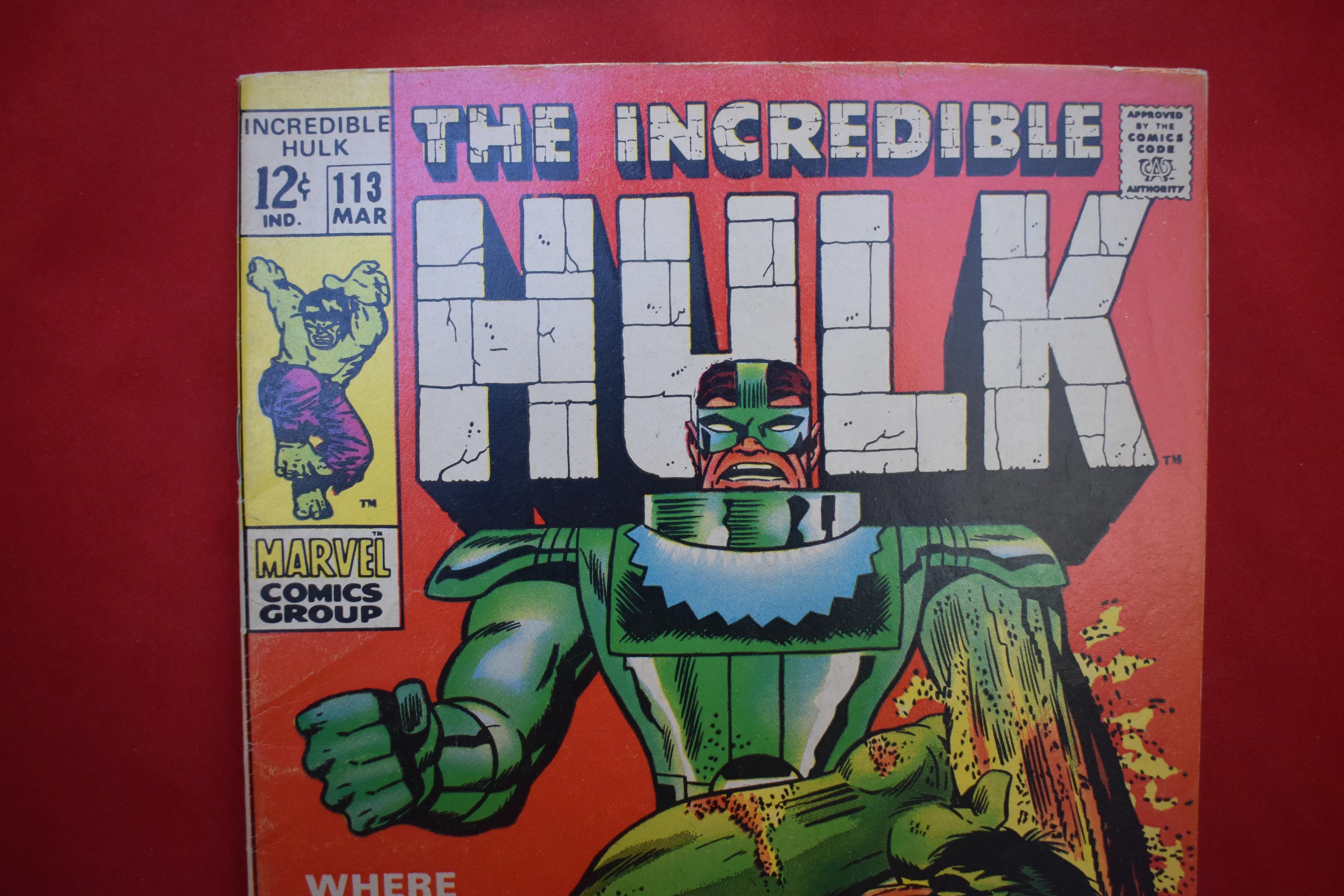 HULK #113 | WHERE FALLS THE SHIFTING SANDS! | HERB TRIMPE - 1969