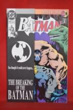 BATMAN #497 | BANE BREAKS BATMAN'S BACK | CARD STOCK OVERLAY VARIANT