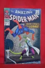 AMAZING SPIDERMAN #44 | KEY 2ND APP CURT CONNORS AS THE LIZARD! | STAN LEE & JOHN ROMITA SR - 1967