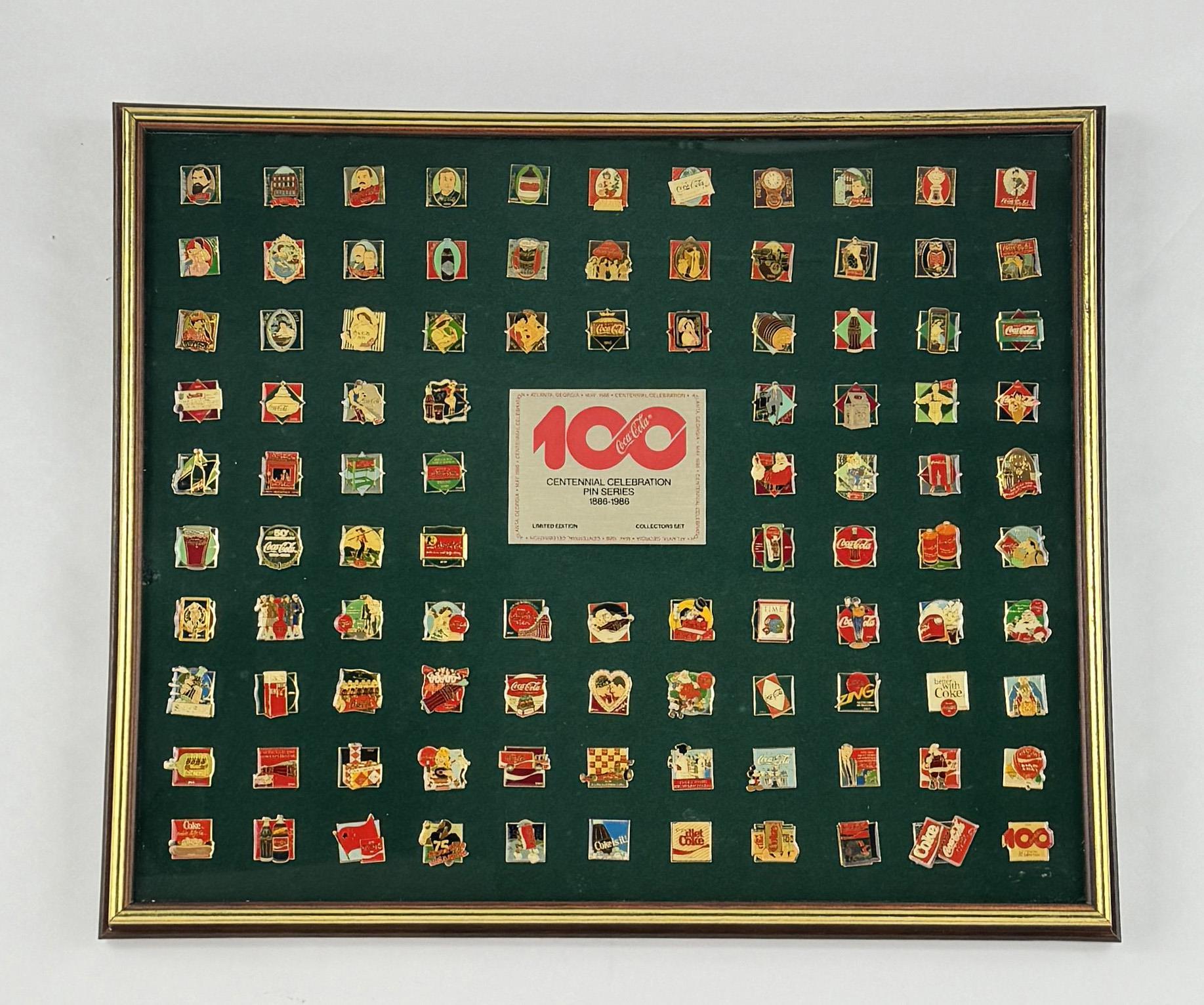 Coca Cola Centennial Celebration Pin Set