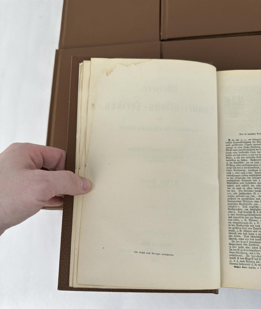1890 Meyers German Encyclopedia Set