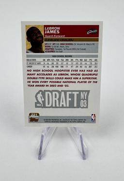2003 Topps LeBron James 221 Basketball Rookie Card