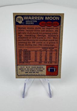1985 Topps Warren Moon 251 Football Rookie Card