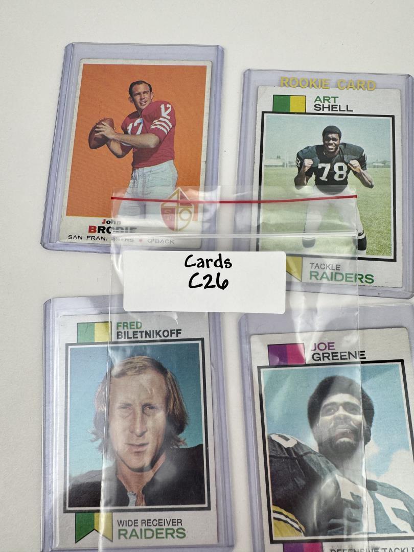 Group Of Vintage NFL Football Cards