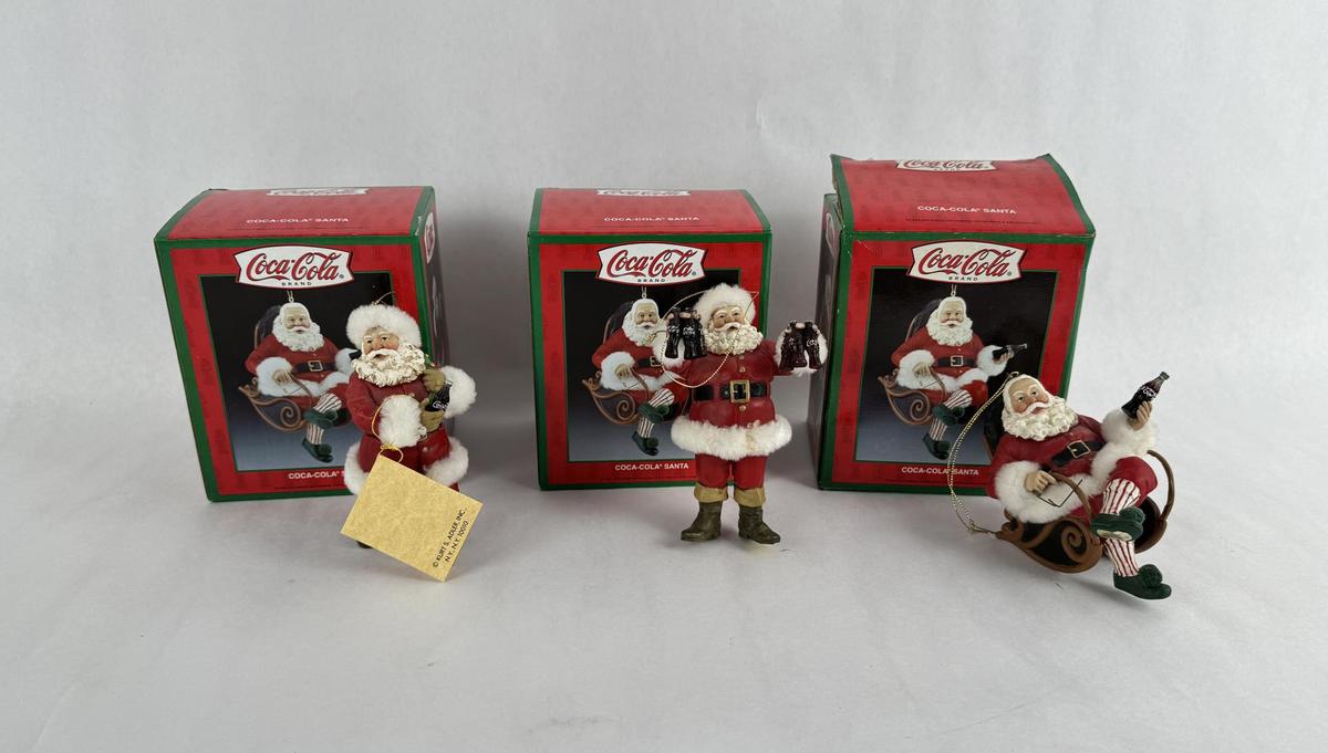 Coca Cola Santa Christmas Tree Ornaments