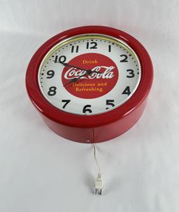 Drink Coca Cola Lighted Wall Clock