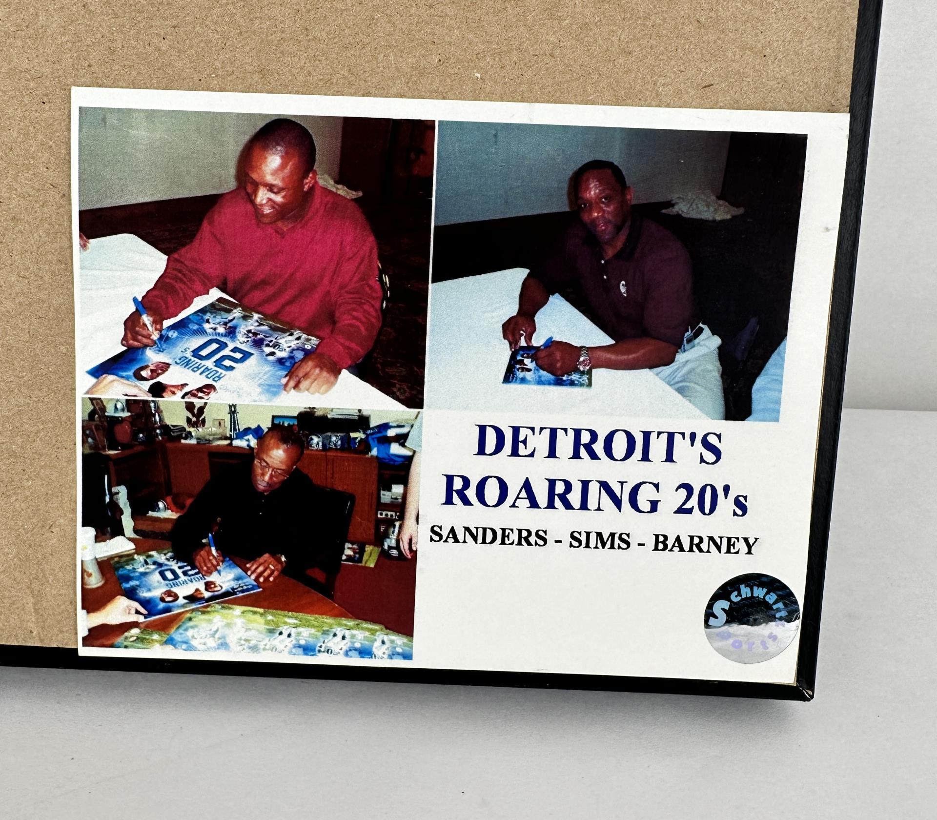 Detroit Lions Roaring 20s Autographed Print