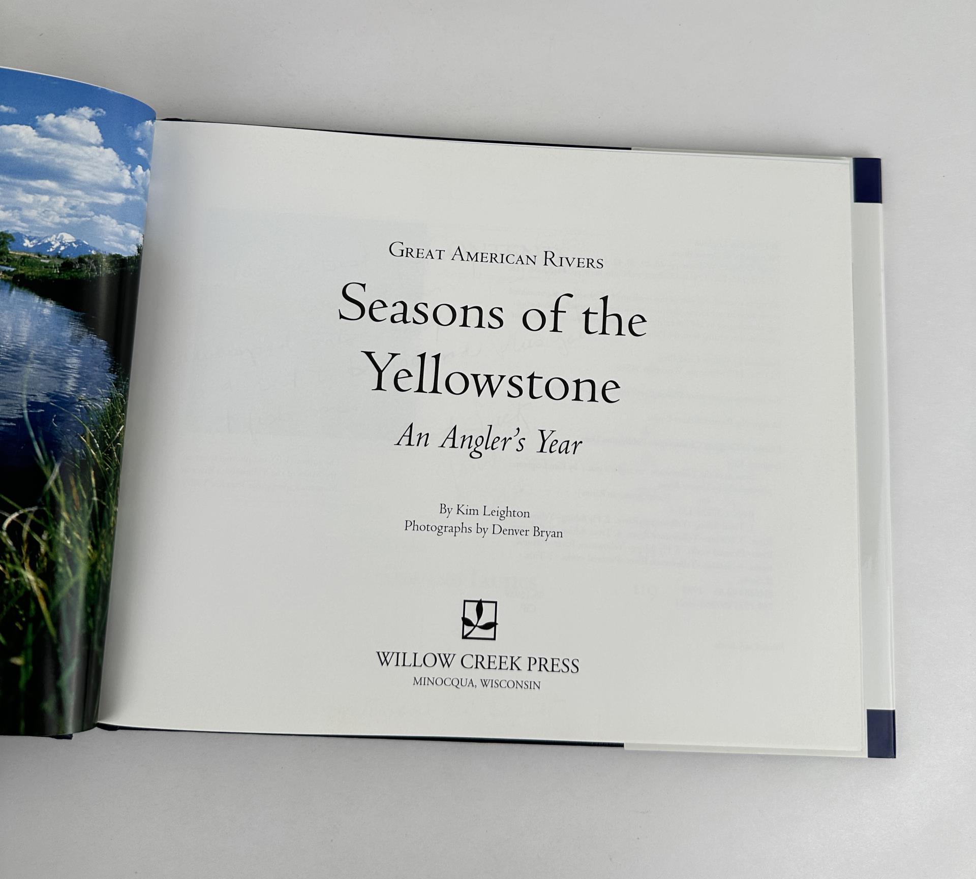 Seasons Of The Yellowstone An Angler's Year