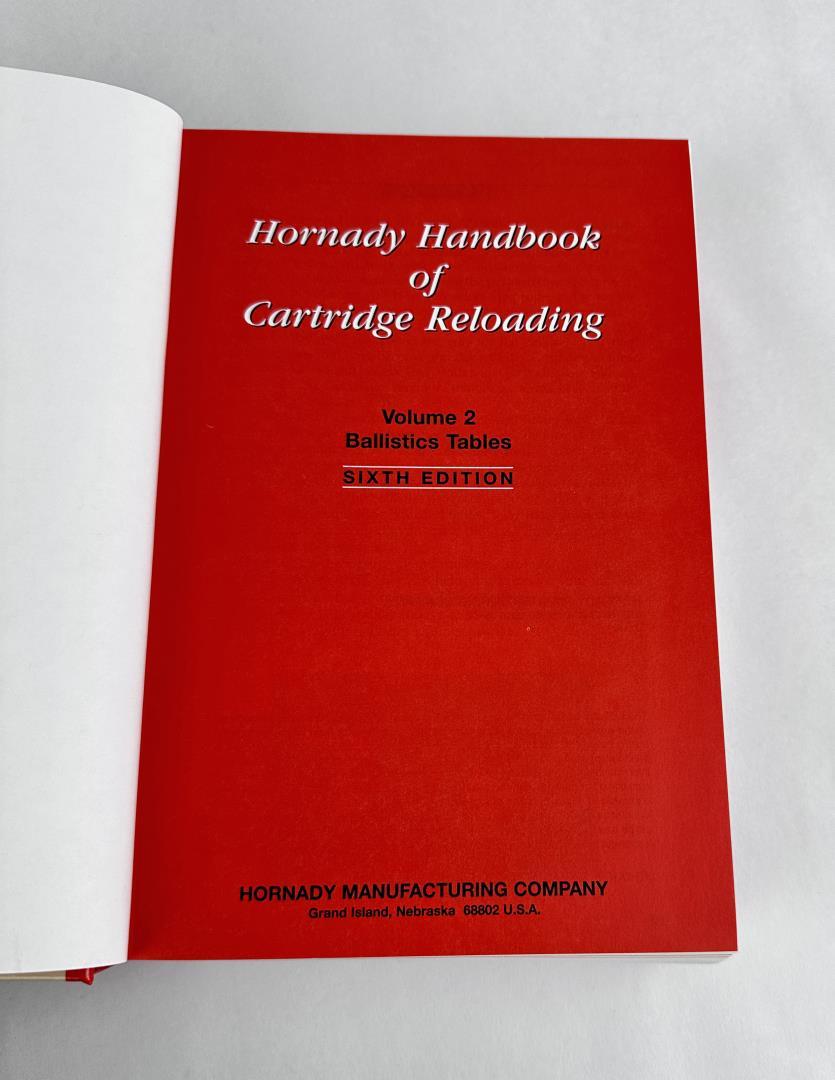 Hornady Handbook Of Cartridge Reloading Vol. 2