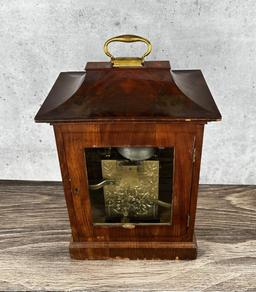 Joseph Jennings London Walnut Table Clock