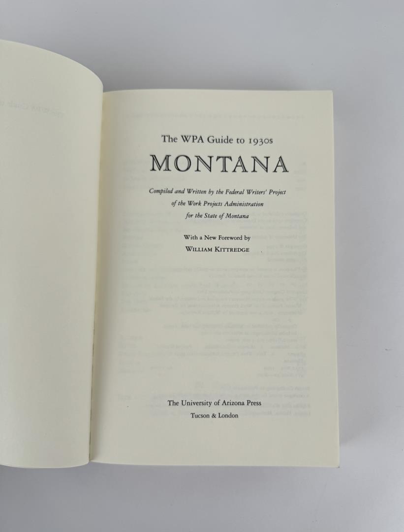 The WPA Guide To 1930s Montana