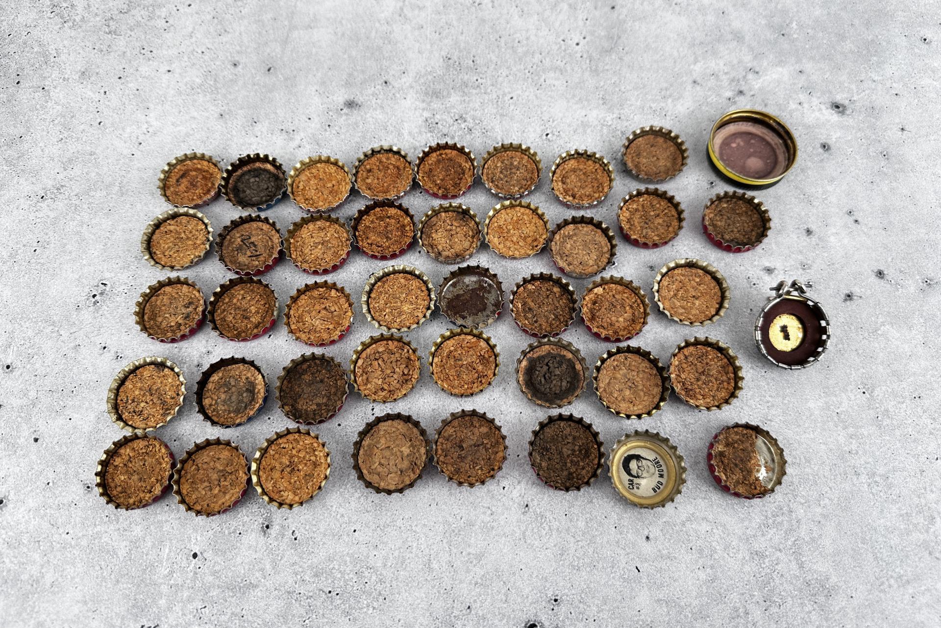 Collection of Pepsi Cola Bottle Caps Cork Lined