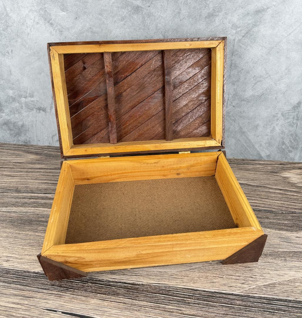 Custom Made Wood Treasure Box