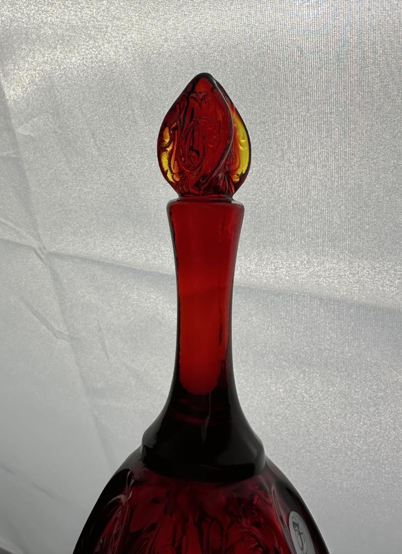 Fenton Paisley Glass Bell