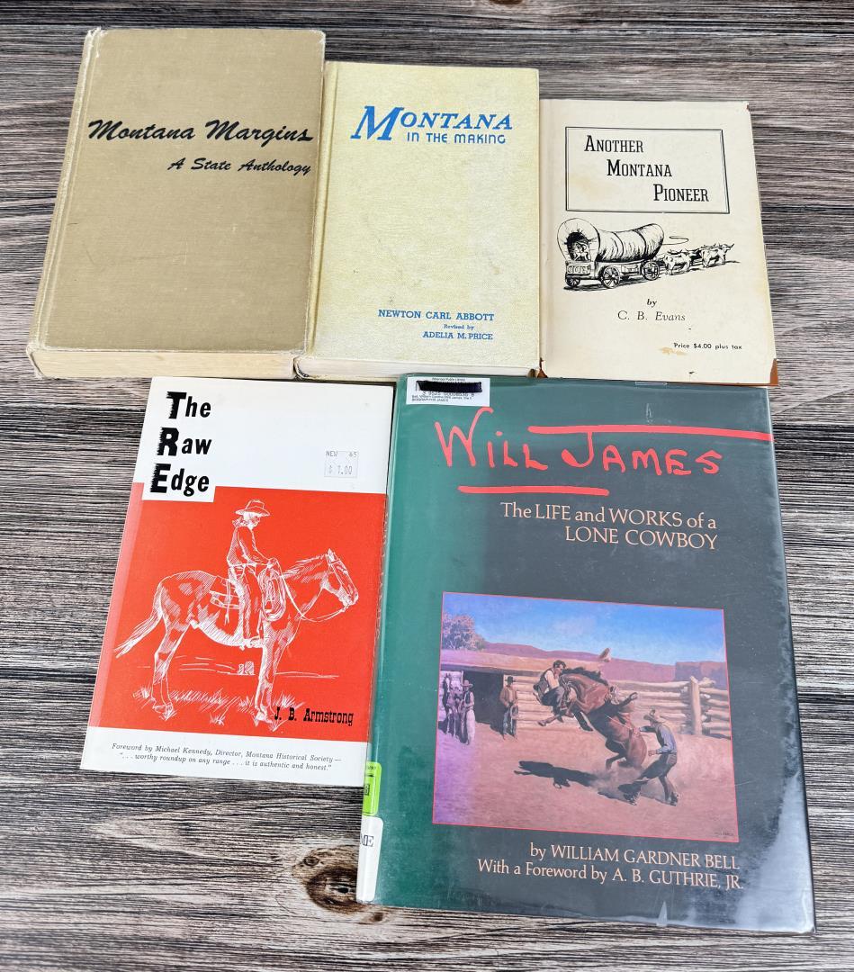 Collection of Montana History Books