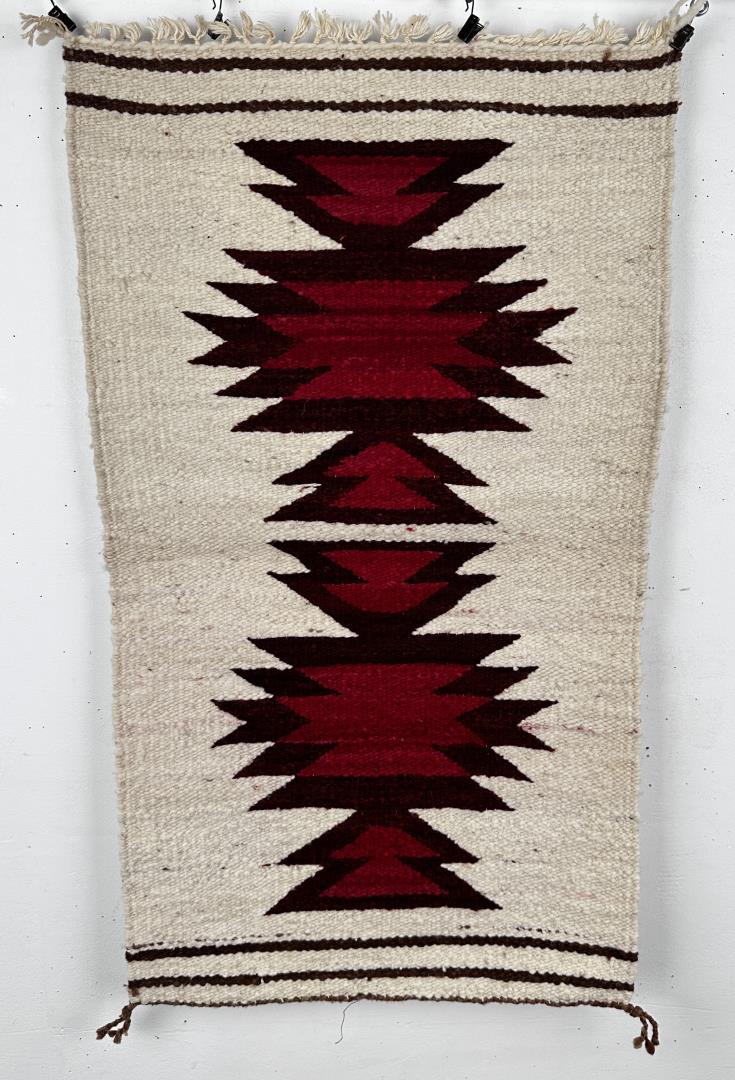 Navajo Indian Saddle Blanket Rug Crystal