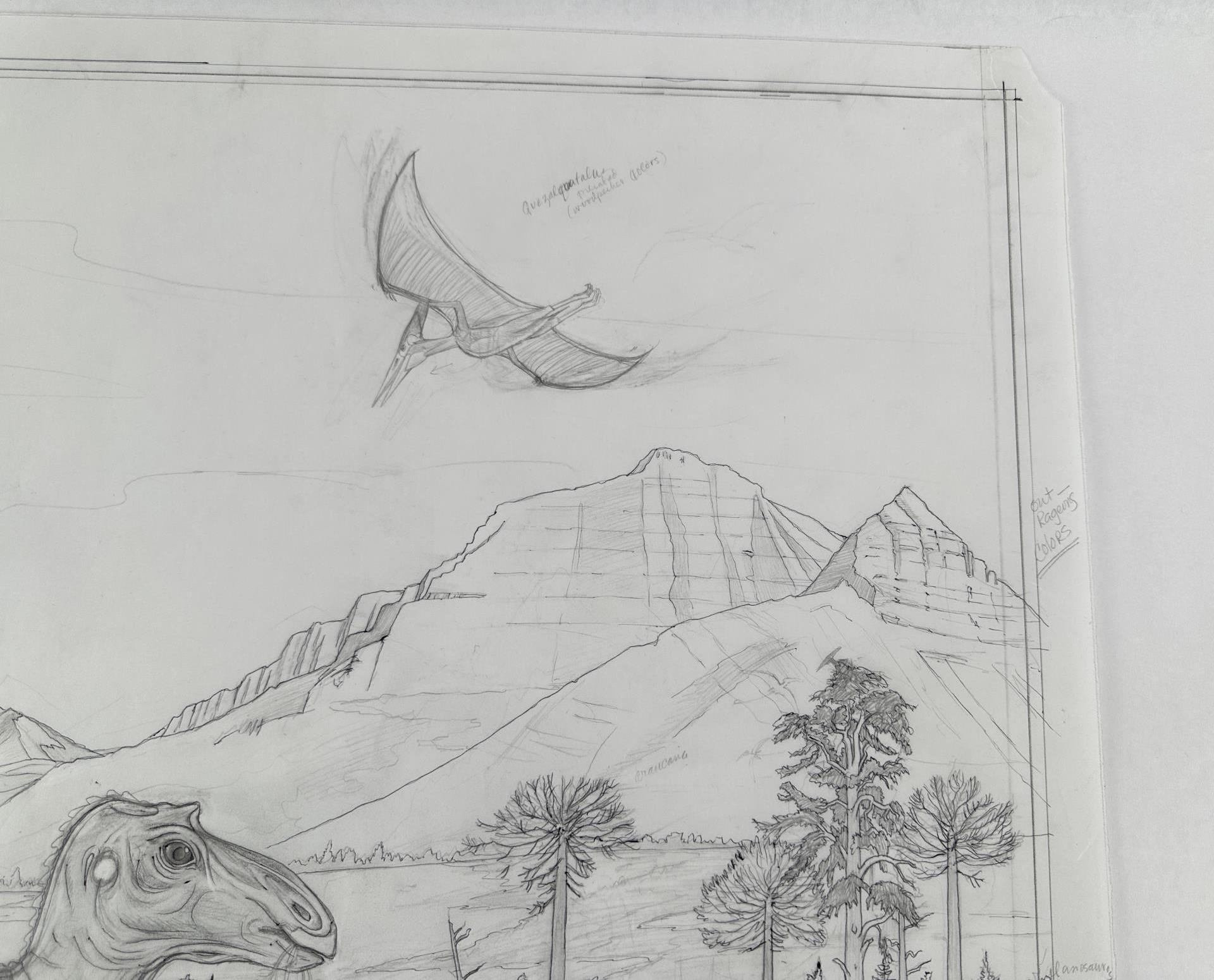 Monte Dolack Dinosaurs Discoveries Poster Study