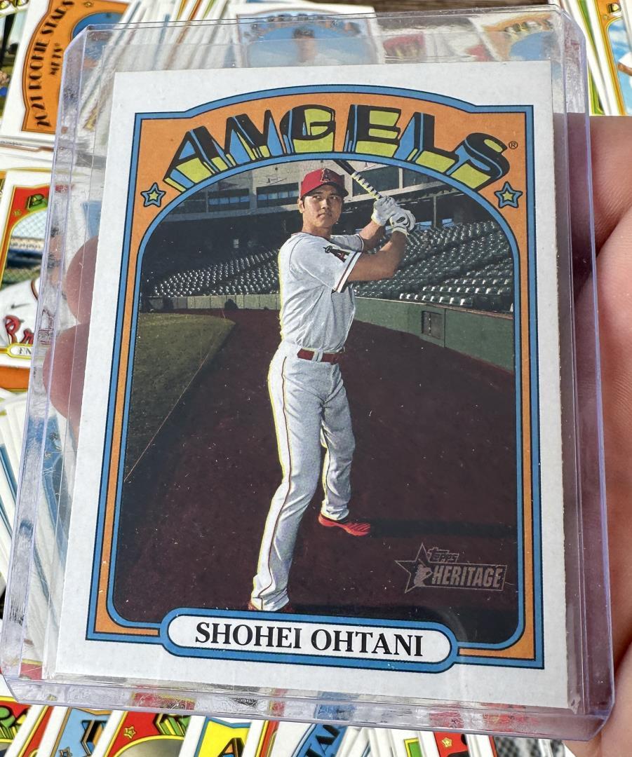 2021 Topps Heritage Baseball Cards Ohtani