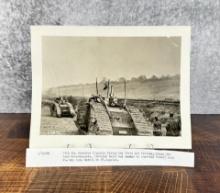 WWI WW1 US Army Tanks St. Souplet France Photo