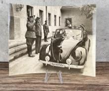 Hitler & Cronies In A Volkswagen Photo