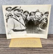 1943 Hermann Goering Visits War Torn Berlin Photo