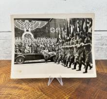 Hitler Reviews Party Parade Photo