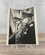 Adolf Hitler and Mussolini Photo
