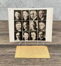 New Hitler Cabinet Photo