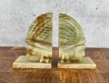 Mexican Banded Onyx Bookends