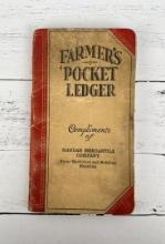 Mandan Mercantile Company Farmers Pocket Ledger