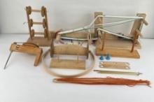 Collection of Loom Weaving Parts