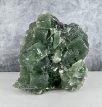 Chinese Green Fluorite Crystal Cluster Specimen