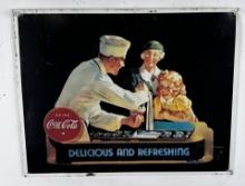 Reproduction Coca Cola Tin Sign