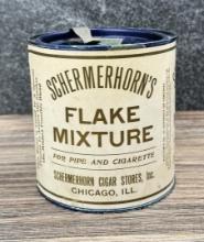 Schermerhorn's Flake Mixture Tobacco Tin