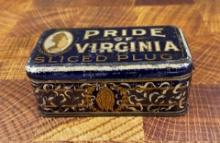 Pride of Virginia Sliced Plug Tobacco Tin