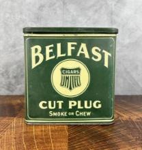 Belfast Cigars United Cut Plug Tobacco Tin