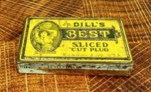 J.G. Dill's Best Cube Cut Plug Pocket Tobacco Tin