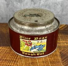 Blue Boar Rough Cut Tobacco Tin