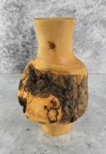 Roy M. Lincoln Carmen Idaho Wood Vase