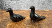 Mexican Black Clay Pottery Birds