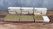 130 Rounds Federal 9mm Pistol Ammo