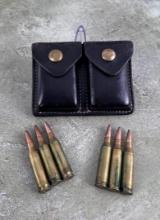 .243 Win Rifle Ammo in Pouches