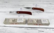 Robert Klaas Brown Mule Pocket Knives