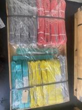 NEW! Webbing Slings Assorted Sizes Quantity 21