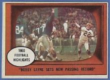 1961 Topps #113 Bobby Layne Highlights